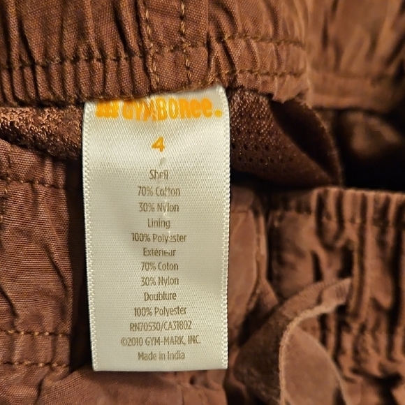 Gymboree Brown Corduroy Relaxed Fit Bottoms - Picture 2 of 3